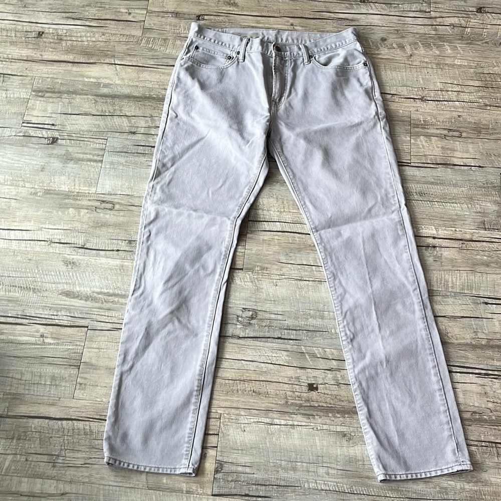 GREAT CONDITION Gap Men’s Slim Fit 100% Cotton Ribbed Texture Jeans, Size 34x34.